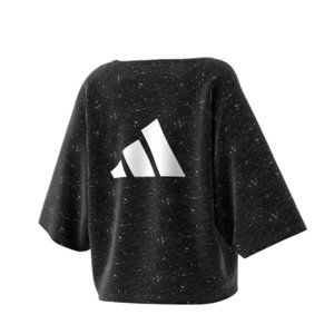 ADIDAS Winners 3.0 Lt Graphic Tee In Black Melange